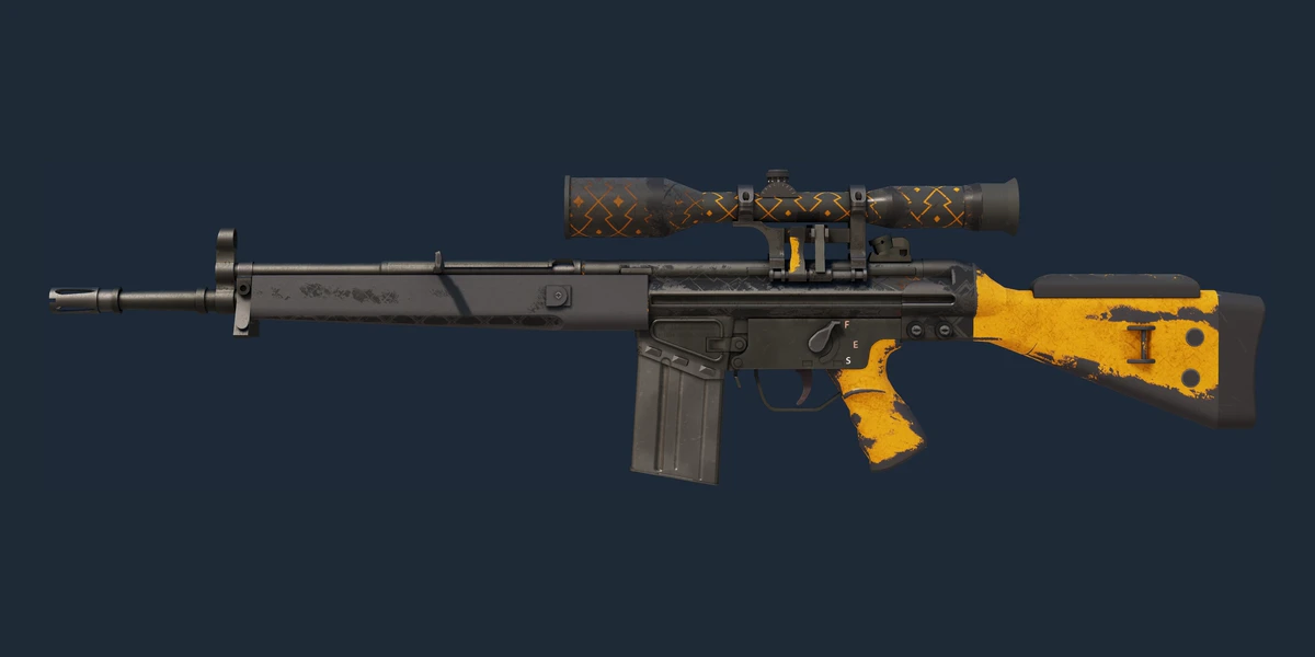 ตัวอย่าง G3SG1 | Orange Kimono (ถลอกปอกเปิกจากการรบ)
