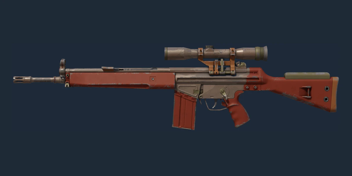 Vorschau von G3SG1 (Souvenir) | Roter Jaspis (Einsatzerprobt)