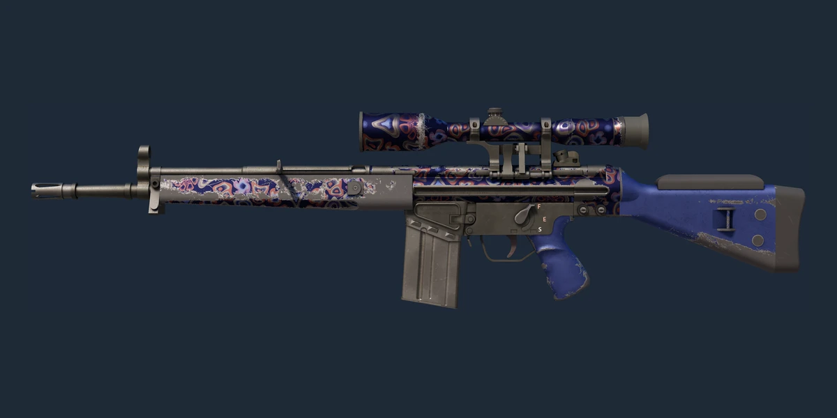 G3SG1 | Violet Murano (Well-Worn) preview
