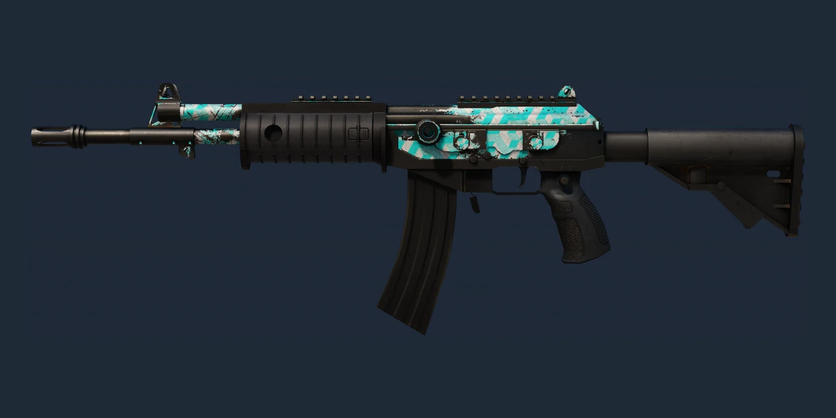 Galil AR | Aqua Terrace (Battle-Scarred) preview