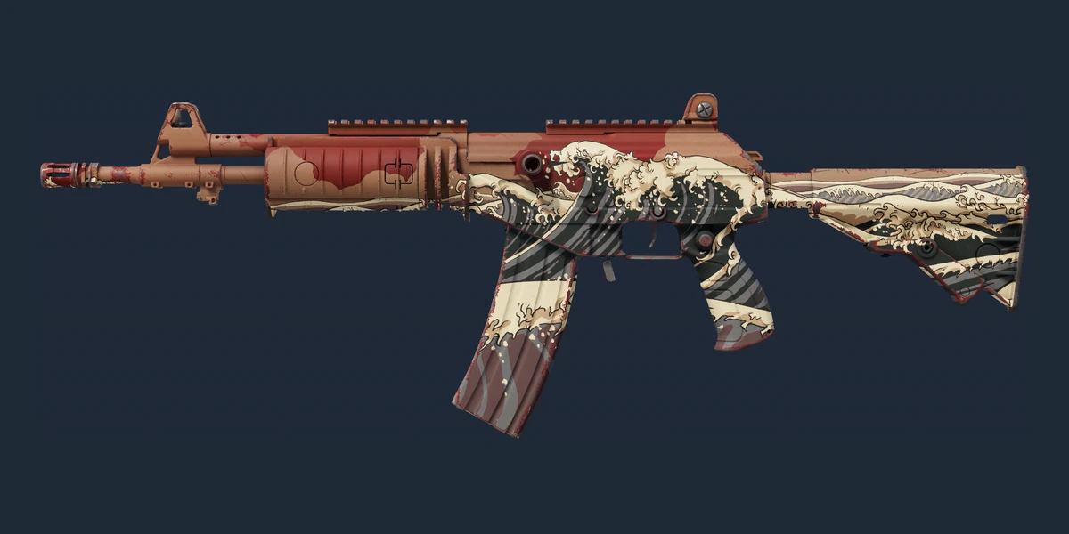 Galil AR | Crimson Tsunami (Minimal Wear) preview