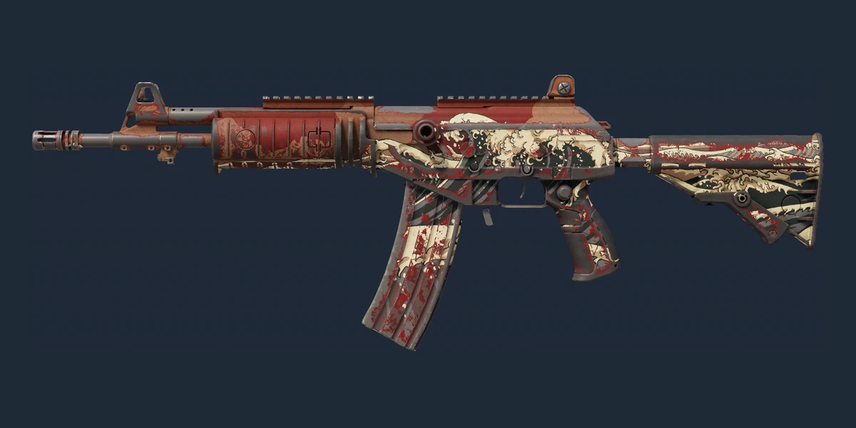 StatTrak™ Galil AR | Crimson Tsunami (Well-Worn) preview