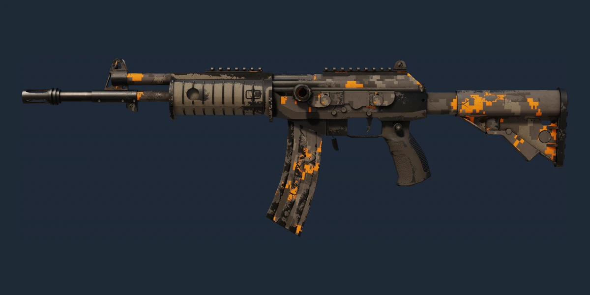 StatTrak™ Galil AR | Orange DDPAT (Well-Worn) preview