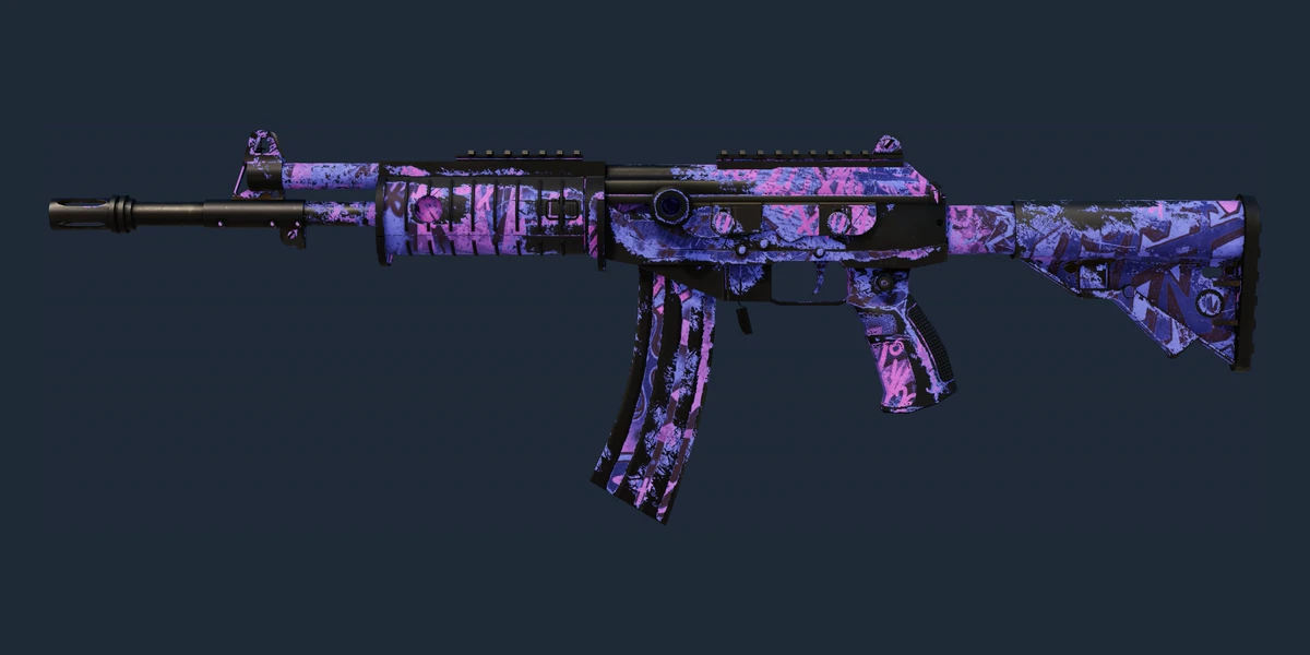 Náhled: Galil AR | Phoenix Blacklight (Poničený bojem)