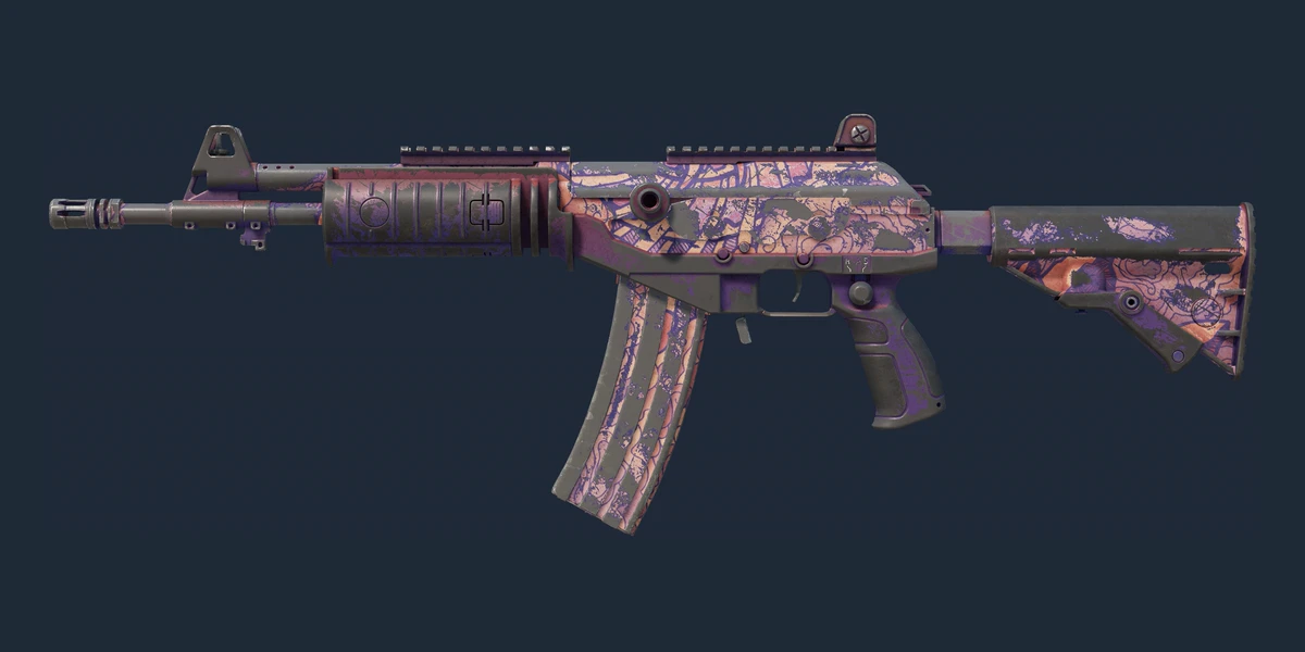 ตัวอย่าง Galil AR | Sky Mandala (ถลอกปอกเปิกจากการรบ)