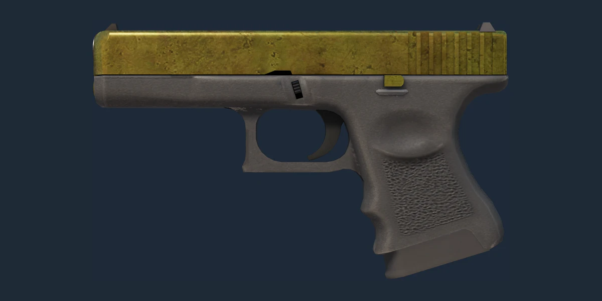 Pré-visualização de Glock-18 | Brass (Com Muito Uso)