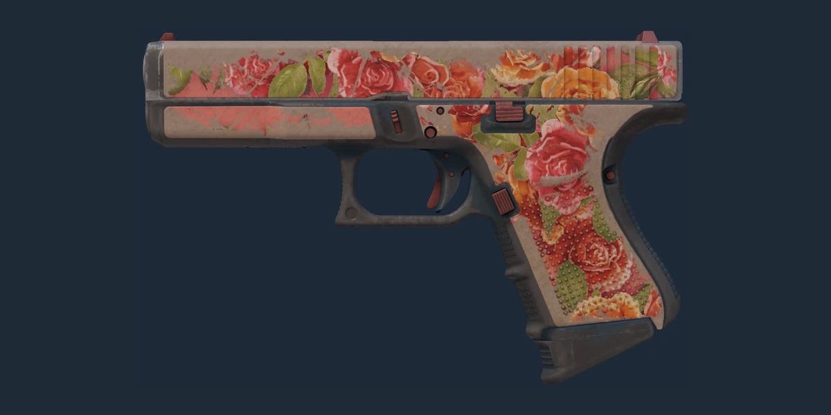 Glock-18 | Coral Bloom (Battle-Scarred) preview