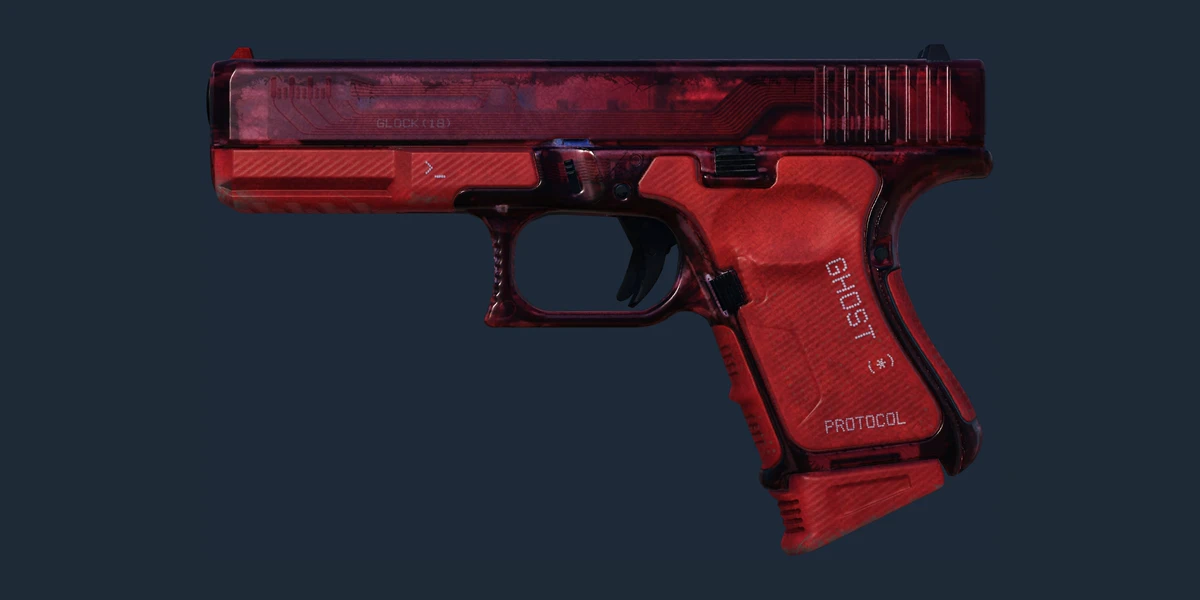 記念品 Glock-18 | Ghost Protocol (戦いで傷ついた) のプレビュー
