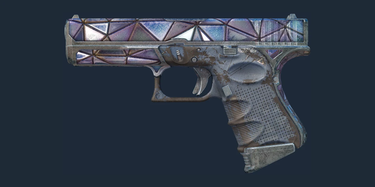 Glock-18 | Mirror Mosaic (Battle-Scarred) preview