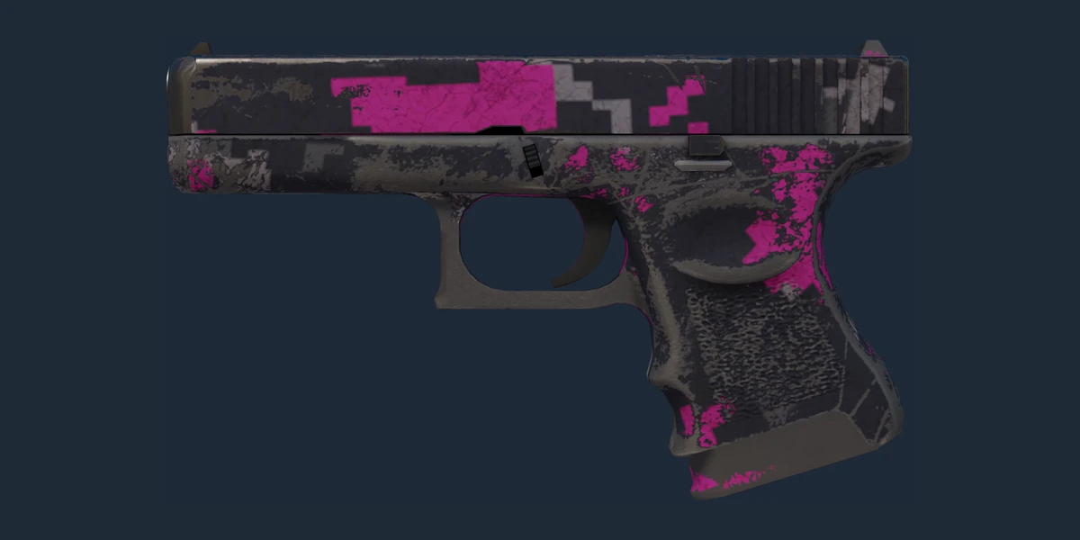 Glock-18 | Pink DDPAT (Battle-Scarred) preview