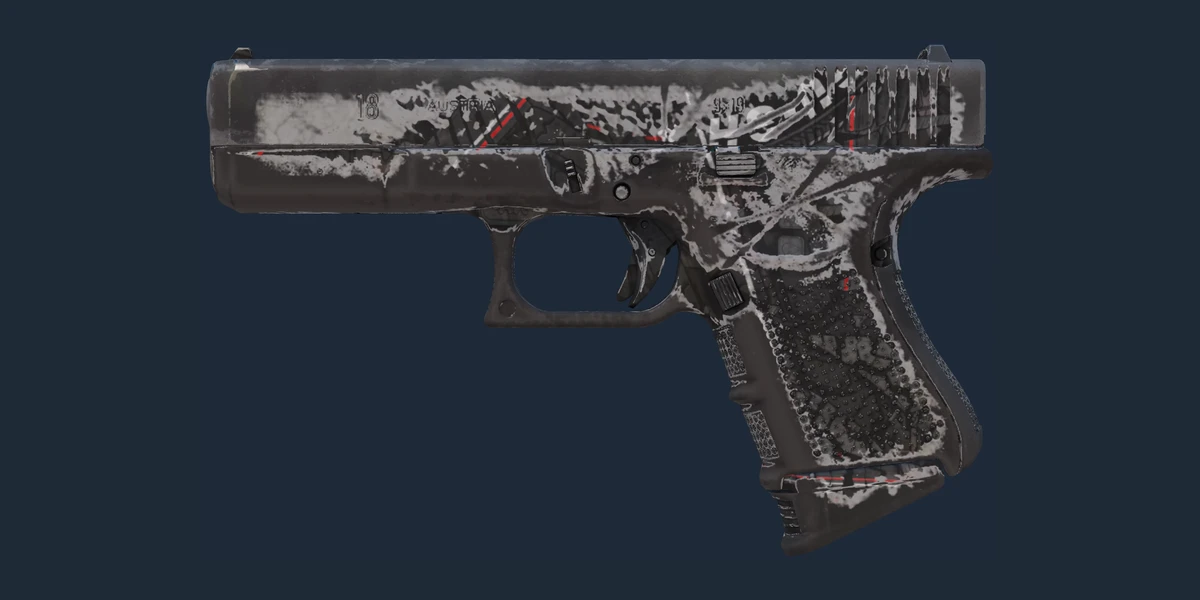 Vorschau von Glock-18 | Roter Reifen (Kampfspuren)
