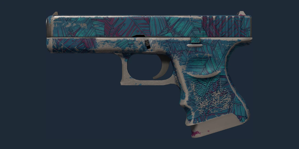 Förhandsvisning av Glock-18 | Synth Leaf (Stridsärrad)