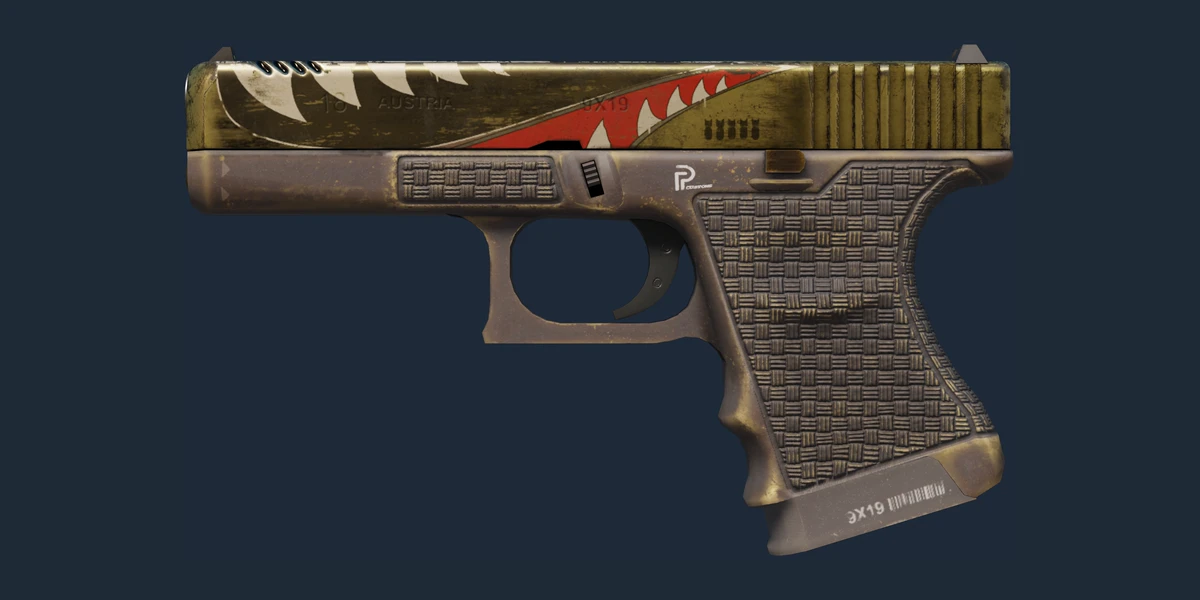 Forhåndsvisning av Glock-18 | Warhawk (Fabrikkny)
