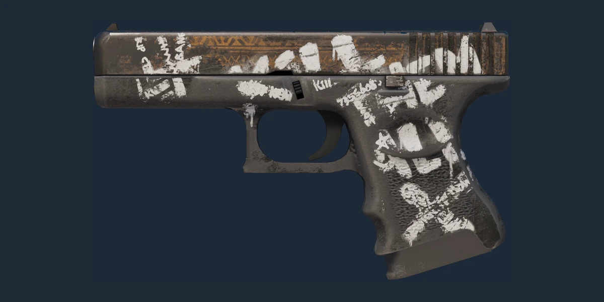 Glock-18 | Wasteland Rebel (Well-Worn) preview