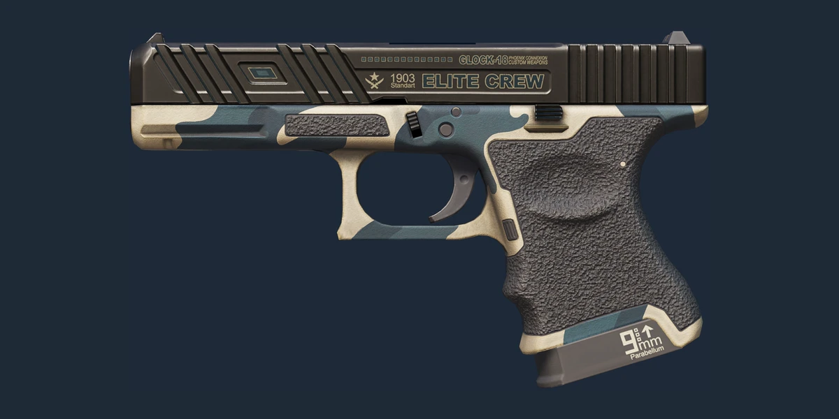 Pré-visualização de Glock-18 (StatTrak™) | Winterized (Original de Fábrica)