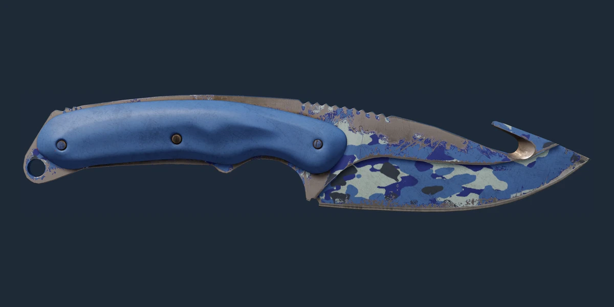 ★ Gut Knife | Bright Water (Well-Worn) preview