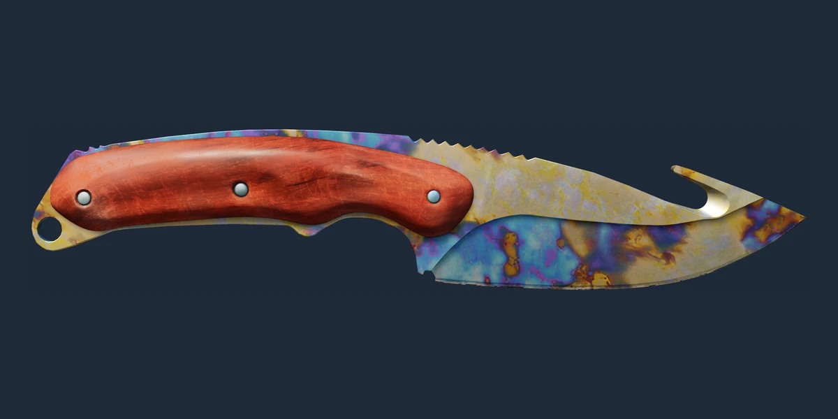 ตัวอย่าง มีดแล่หนัง (★) | Case Hardened (ผ่านการทดสอบภาคสนาม)