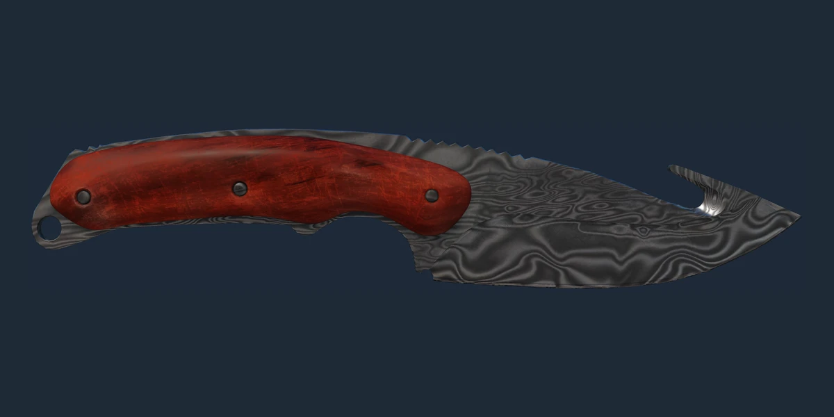 ตัวอย่าง มีดแล่หนัง (★) | Damascus Steel (มีรอยถลอกอย่างมาก)