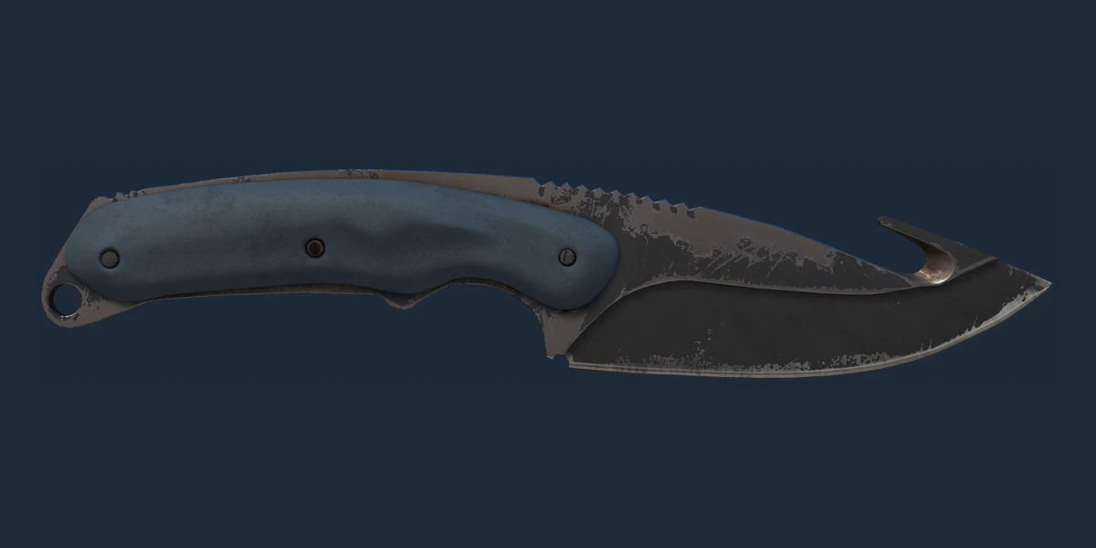 ★ StatTrak™ Gut Knife | Night (Well-Worn) preview