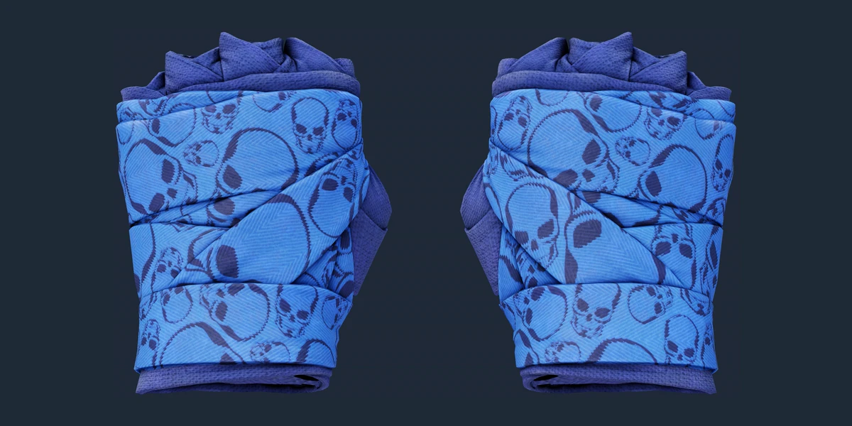 ★ Hand Wraps | Cobalt Skulls (Factory New) preview