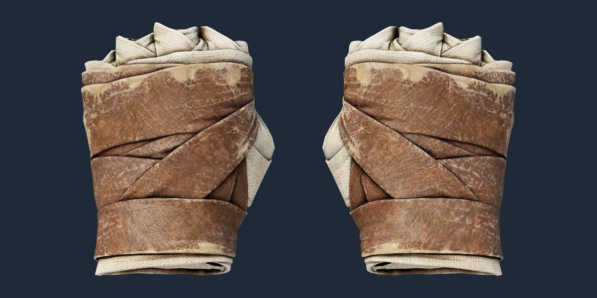 ★ Hand Wraps | Leather (Battle-Scarred) preview