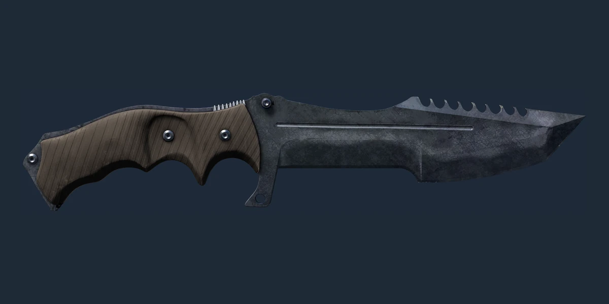 ★ Huntsman Knife | Blue Steel (Well-Worn) preview