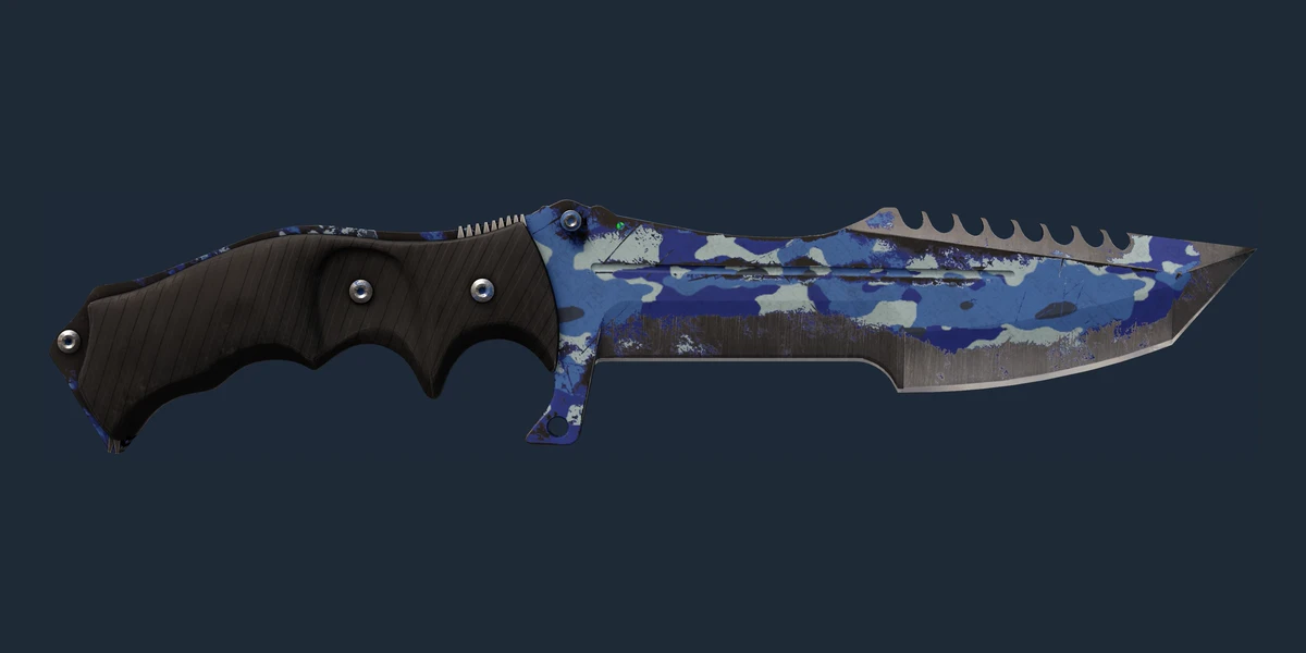★ Huntsman Knife | Bright Water (Well-Worn) preview