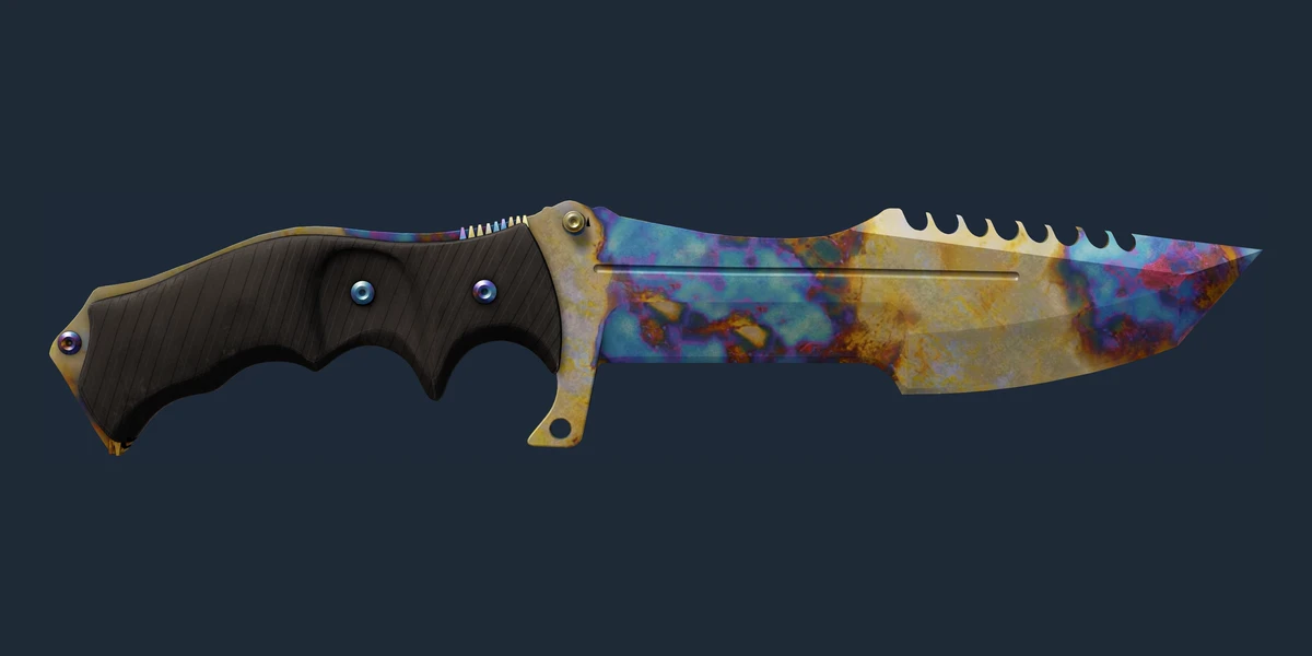 ★ Huntsman Knife | Case Hardened (Well-Worn) preview