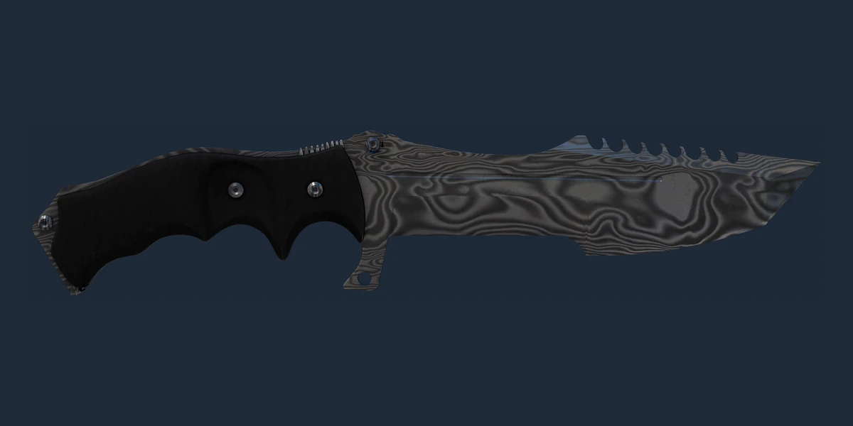 ★ Huntsman Knife | Damascus Steel (Well-Worn) preview