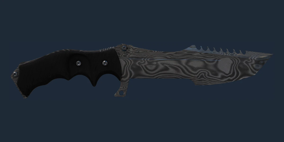 Náhled: Lovecký nůž ★ | Damascus Steel (Poničený bojem)