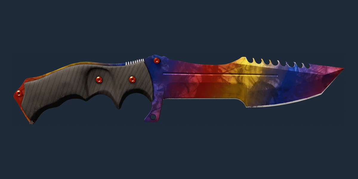 Anteprima di Coltello da cacciatore ★ | Marble Fade (Nuovo di fabbrica)