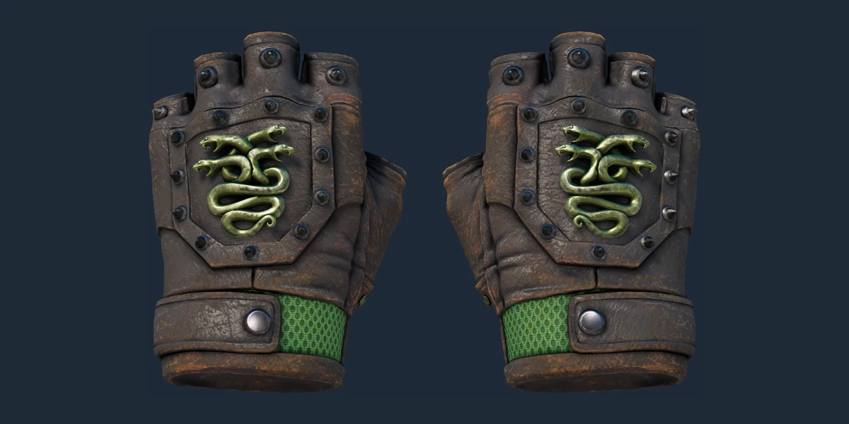 ★ Hydra Gloves | Emerald (Well-Worn) preview