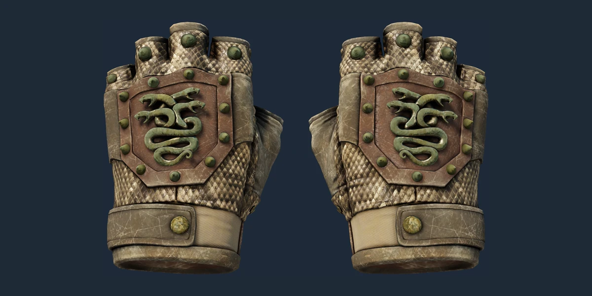 ★ Hydra Gloves | Rattler (Battle-Scarred) preview