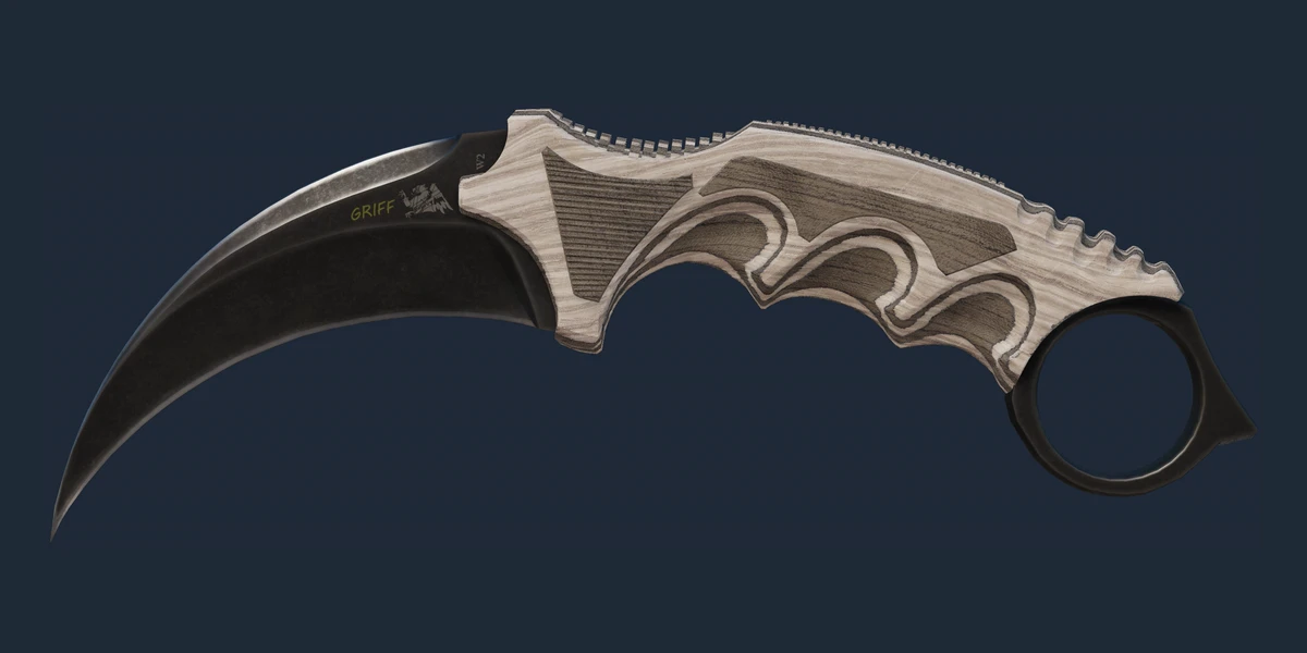 ★ Karambit | Black Laminate (Minimal Wear) preview