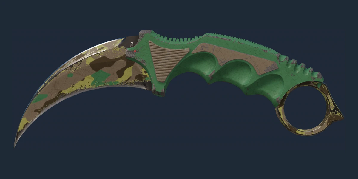 ★ Karambit | Boreal Forest (Well-Worn) preview