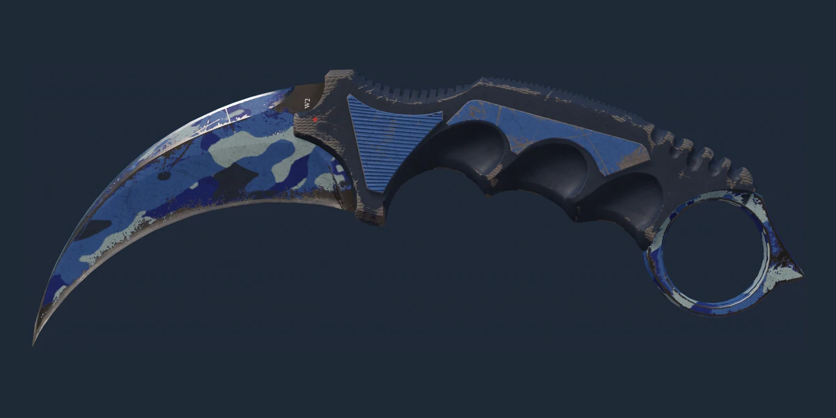 ★ StatTrak™ Karambit | Bright Water (Well-Worn) preview