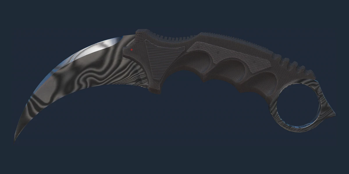 ตัวอย่าง มีดคารัมบิต (★) | Damascus Steel (ผ่านการทดสอบภาคสนาม)