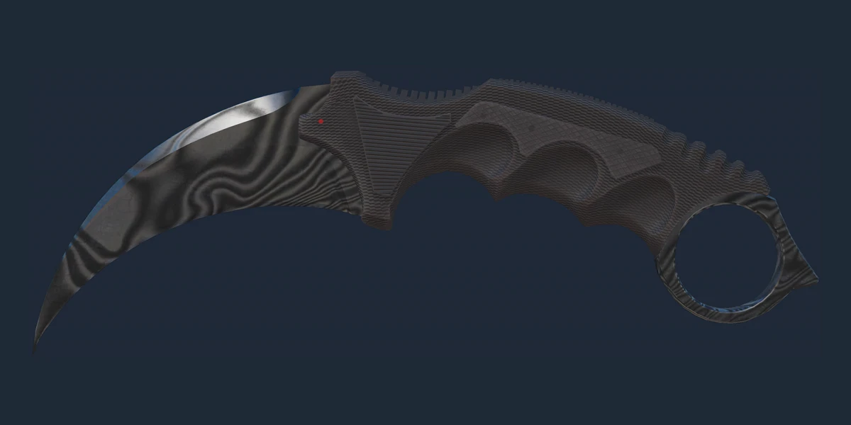 Vorschau von Karambit (★) | Damaszener Stahl (Kampfspuren)