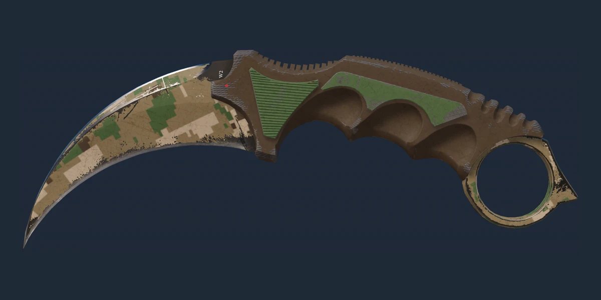 ★ StatTrak™ Karambit | Forest DDPAT (Well-Worn) preview