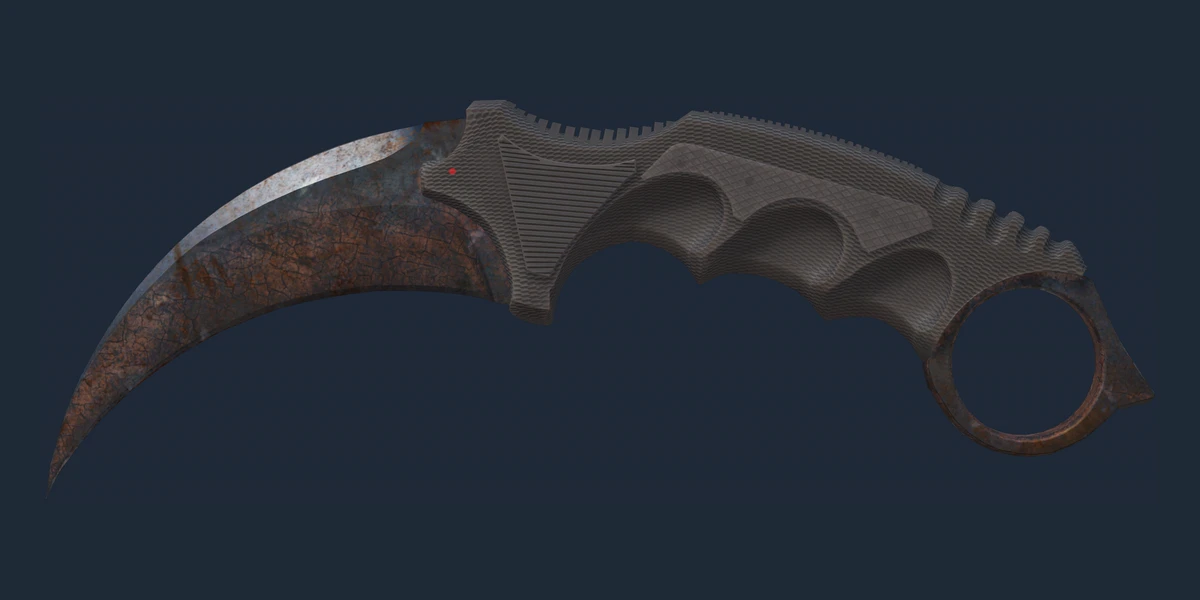 ★ StatTrak™ Karambit | Rust Coat (Well-Worn) preview