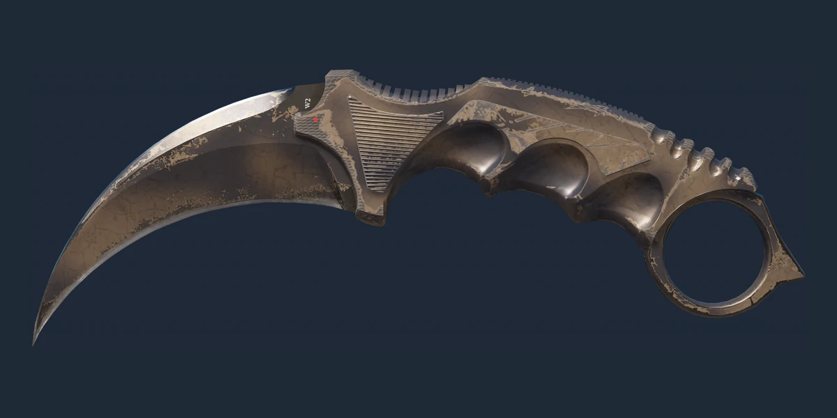 ★ Karambit | Scorched (Well-Worn) preview