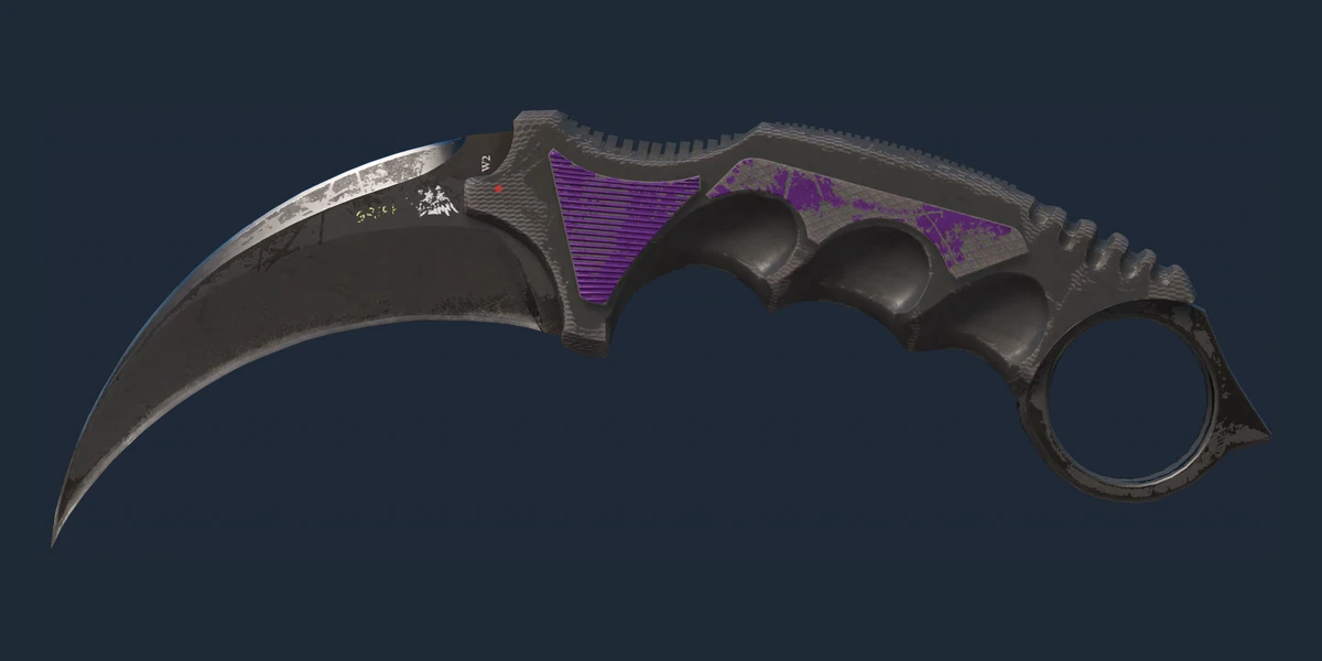 ★ Karambit | Ultraviolet (Battle-Scarred) preview