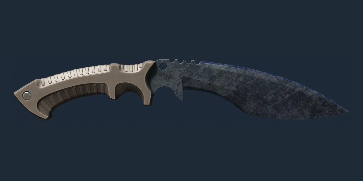 ★ Kukri Knife | Blue Steel (Well-Worn) preview