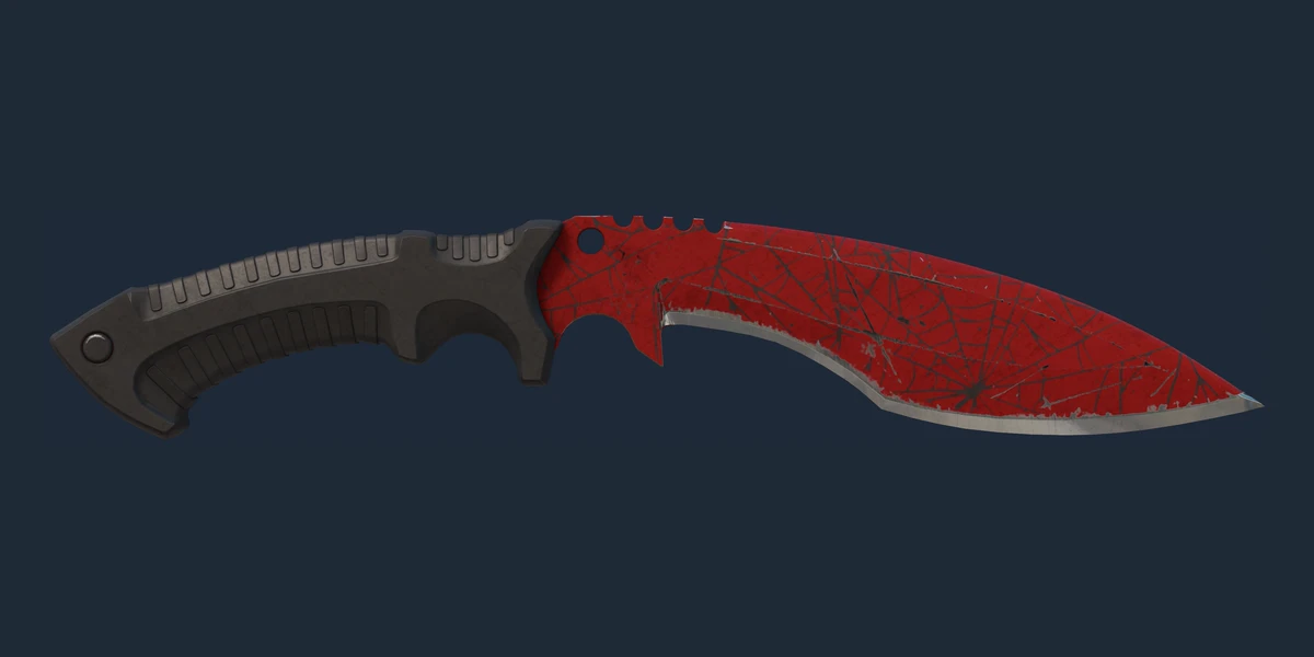 Voorbeeld van ★ Kukri | Crimson Web (Versleten)
