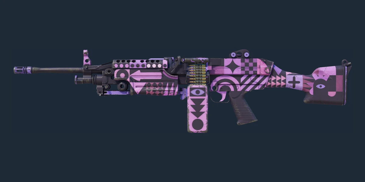 StatTrak™ M249 | Bock Blocks (Well-Worn) preview