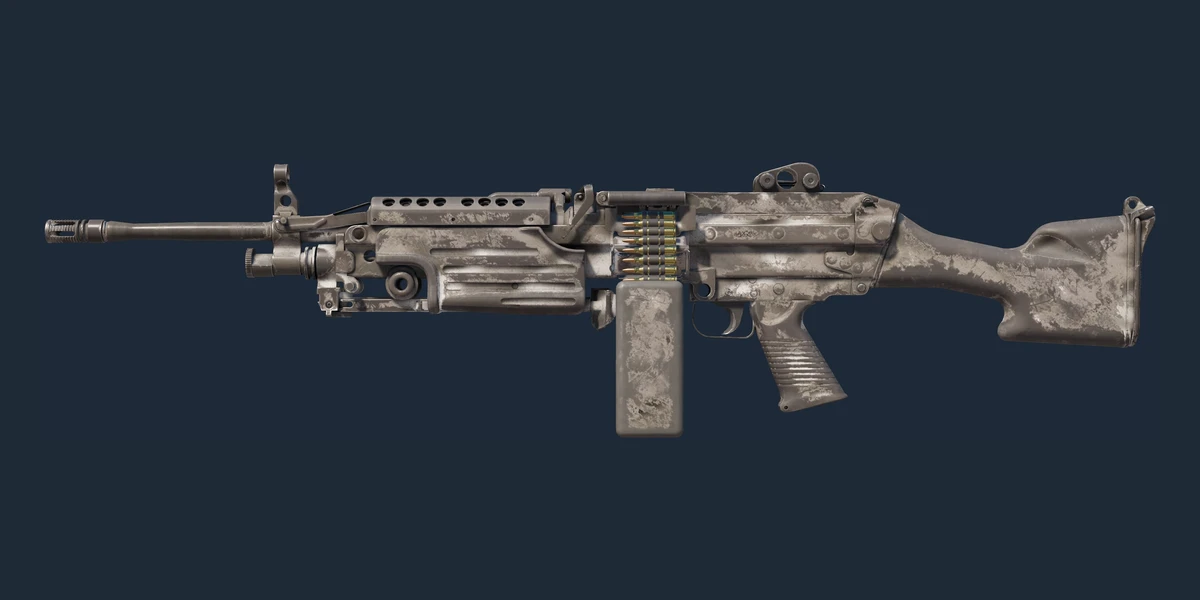 M249 | Contrast Spray (Battle-Scarred) preview