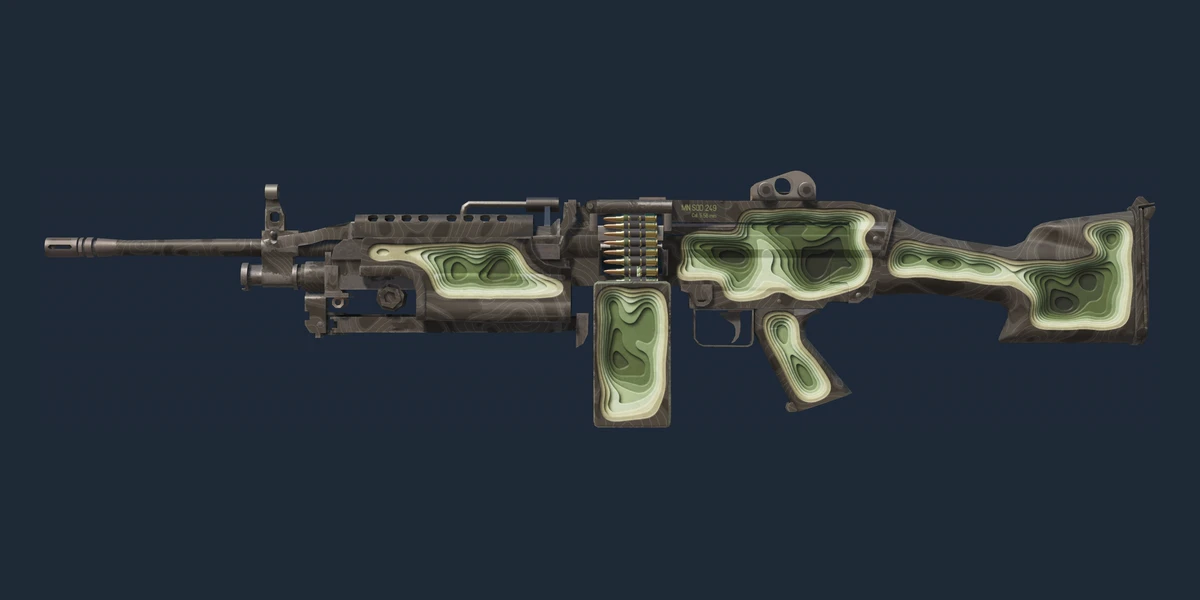 StatTrak™ M249 | Deep Relief (Field-Tested) preview