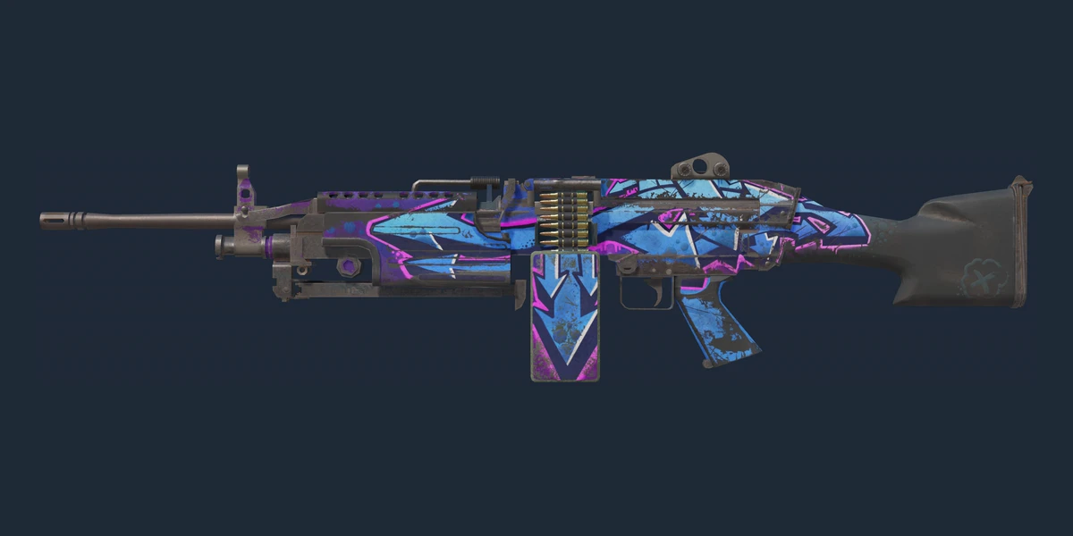 StatTrak™ M249 | Downtown (Well-Worn) preview