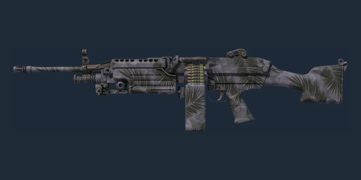 Souvenir M249 | Midnight Palm (Minimal Wear) preview