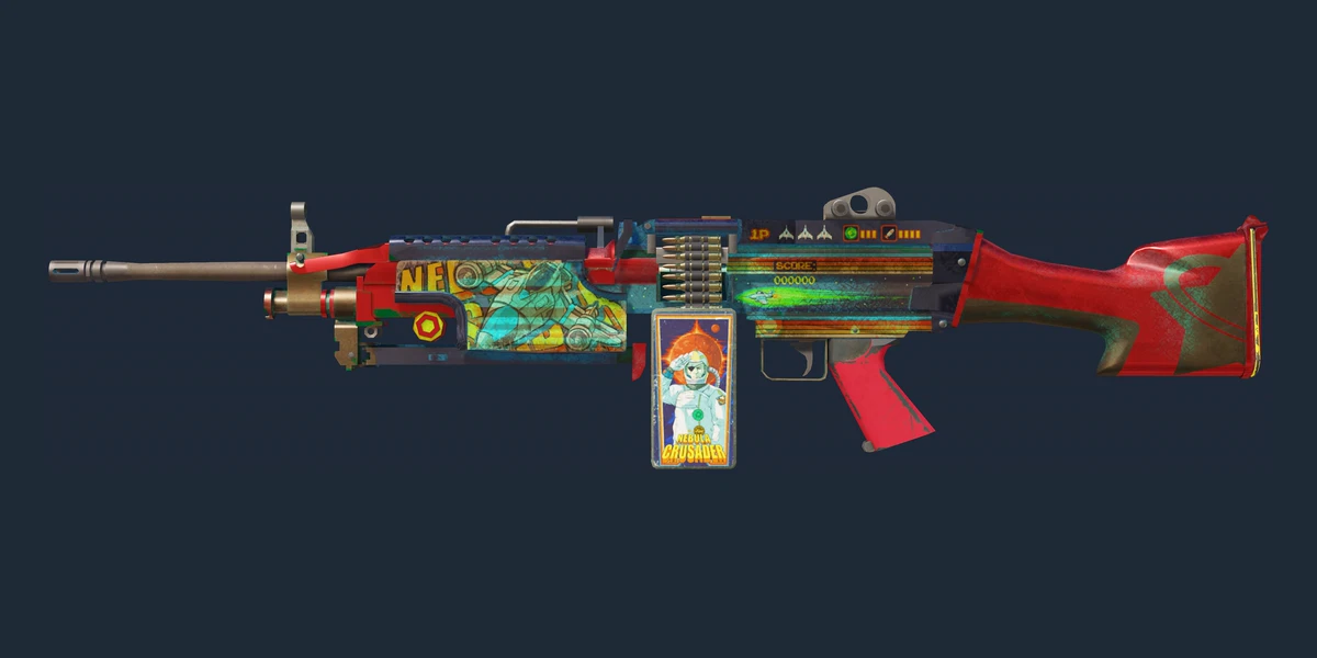 M249 | Nebula Crusader (Well-Worn) preview